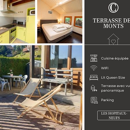 Terrasse Des Monts - Duplex Independant De Charme Lägenhet Les Hopitaux-Neufs Exteriör bild
