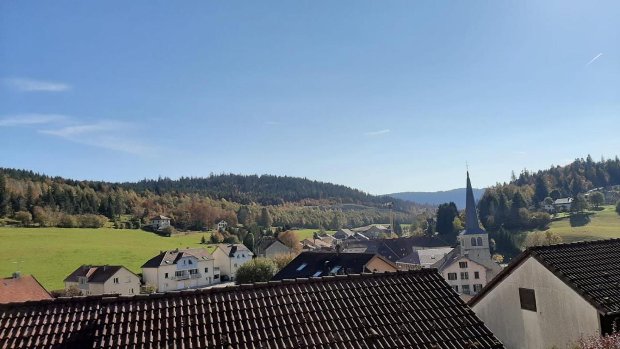 Terrasse Des Monts - Duplex Independant De Charme Lägenhet Les Hopitaux-Neufs Exteriör bild